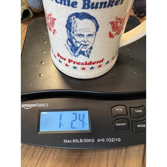 Vintage 1970's ARCHIE BUNKER for PRESIDENT Beer Mug THE BEER PARTY CANDIDATE - Picture 14 of 14